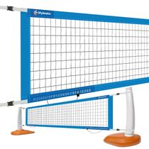 Rede de voleibol de piscina Olybeaka reforçada anti-UV 4,6-8,8 m