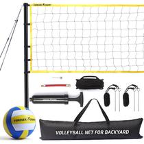 Rede de voleibol Forever Champ Outdoor com acessórios 32x3 pés