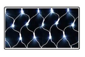 REDE DECORATIVA NATALINA 96 LEDS 8 FUNÇOES 3mx4M 127v Cor das luzes Branco 110V