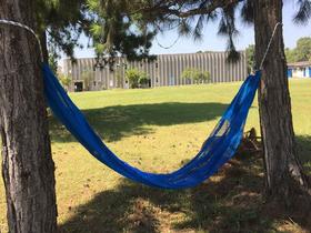 Rede Descanso Anti Transpirante 2,1 X 2,6m Relax 400 Kg Resistente Ventilada Varias Cores