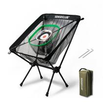 Rede dobrável de lascas de golfe SENSECLUB com tapete e bolsa