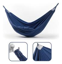 Rede Dormir Descanso Casal Balanço Grande Basica Resiste Azu Rede Dormir Descanso Casal Balanço Grande Basica Resiste Azu