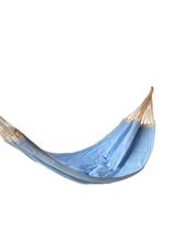 Rede edredom - Fios e Cores - 1,55 x 4,50 m - Azul bebê