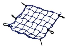 Rede Elástica Aranha Moto Capacete 35 X 35 Bagageiro Cores