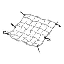 Rede Elástica Aranha Moto Capacete Bagageiro 35 x 35cm Cinza Rede Elástica Aranha Moto Capacete Bagageiro 35 x 35cm Cinza