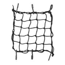 Rede Elástica Aranha Moto Capacete Bagageiro 45 x 45cm Preto - Piraval