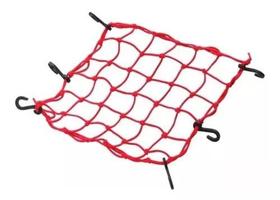 Rede Elástica Aranha Moto Mala Bagagens Cargas Bike 60x60cm