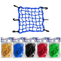 Rede Elástica Aranha P/ Moto Capacete 40cm X 40cm Carga