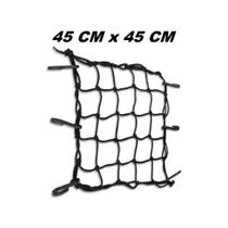 Rede Elástica Cor Preta Moto Bagageiro Aranha 45 X 45