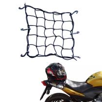 Rede Elástica Para Moto Capacete Bagageiro Redinha 35x35 Cm Rede Elástica Para Moto Capacete Bagageiro Redinha 35x35 Cm