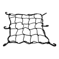 Rede Elástica Para Motos Com 6 Ganchos, 40 X 40 Cm, Preta Rede Elástica Para Motos Com 6 Ganchos, 40 X 40 Cm, Preta