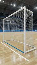 Rede Gol Futsal Fio 2mm Caixote Nylon Par Rede Gol Futsal Fio 2mm Caixote Nylon Par