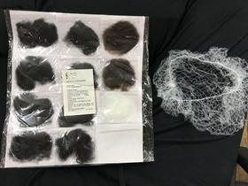 Rede invisível para cabelo com frizz, protetor de peruca, auxiliar no coque CARTELA (cores sort) - Jully hair collection