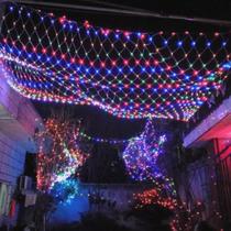 Rede Led 240 Lâmpadas Leds 3 Metros Colorida Natal Pisca