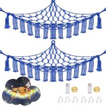 Rede para bichos de pelúcia CERETIA 102x102x150cm Luz LED x2