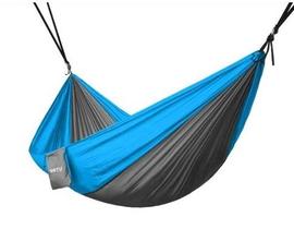 Rede Para Descanso Compacta Resistente Leve Para Dormir Casal ou Solteiro Camping Caça Pesca Com Corda Mosquetão e Fita