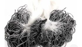 Rede pesca malha 12 com 1,92m de altura fio 0,35mm 50 metros