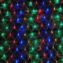 Rede Pisca Pisca Led Mover 8 Funções Colorido 320 Lâmpadas 110v Enfeite