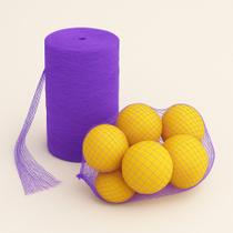 Rede Plastica Para Alho Cebola Roxa Legume Fruta Tubular 2kg