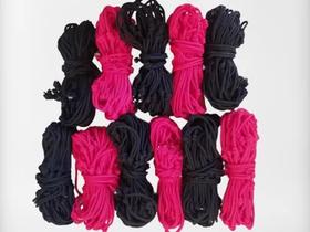 Rede Porta Feno Com 10 Unidades Corda Poli 4mm Grossa Rede Porta Feno Com 10 Unidades Corda Poli 4mm Grossa