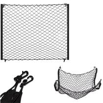 Rede porta malas em nylon 70x70cm automotivo universal