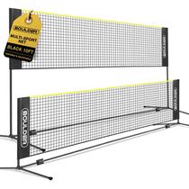Rede portátil Boulder Badminton Pickleball 3,05 m dobrável preta