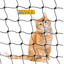 Rede Proteção Gatos Malha Quadrada Segurança Varanda 5,0 x 1,0