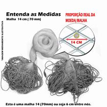 Rede Redinha Pronta Malha 14cm (70mm) 50mts fio 40 Rio e Mar Rede Redinha Pronta Malha 14cm (70mm) 50mts fio 40 Rio e Mar