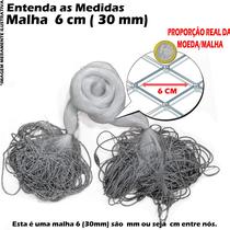 Rede Redinha Pronta Malha 6 cm (30mm) 20mts, Feito por Profissionais da Pesca Rede Redinha Pronta Malha 6 cm (30mm) 20mts, Feito por Profissionais da Pesca