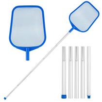 Rede Skimmer para Piscina coclothy 28x41cm Malha Fina com 5 Varas Rede Skimmer para Piscina coclothy 28x41cm Malha Fina com 5 Varas