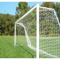 Rede Spitter Futebol De Campo Fio 3 Seda Standart 7,50M X 2,50M X 0,50M X 2,00M - Par