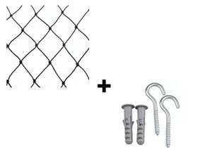 Rede Tela Proteção Crianças Gatos Para Janelas 1,20M X 1,20M