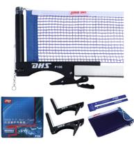Rede Tenis Mesa Ping Pong Dhs Modelo P106 Profissional Suporte Alicate