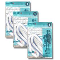 Rede Tubular Calibre 1,0 / 14mm para Dedo Mão 1 Metro 05541 Poolfix 3 Unidades