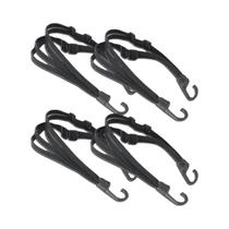 Rede Universal Para Bagagem De Motocicleta Preta Com Corda Elástica Retrátil 60/90CM