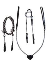 Rédea Cabeçada uma orelha E Peiteira Traia De Frente Cavalo