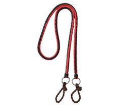 Rédea de corda Torcida SV49020 - vermelho com Preto