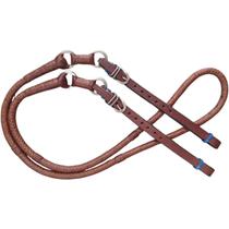 Rédea rabo de tatu Trançada De Couro para cavalo