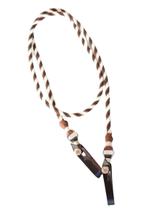 Rédeas Lã Com Biquera De Couro Cavalo Crioulo Laço Comprido