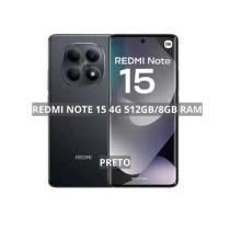 RedemiNote 15 4G, Câmera 108 MP, Bateria 6000mAh, 512GB 8GB RAM, Processador Hélio G100Ultra