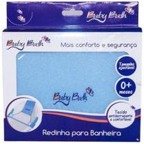 Redinha Para Banheira Azul Baby Bath