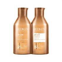 Redken All Soft Shampoo 300ml + Condicionador 300ml