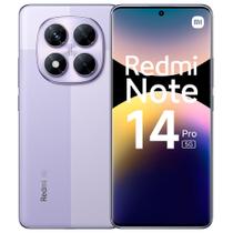 Redmi Note 14 Pro 5G 8 GB RAM 256 GB Lavender Purple Versão Global - Xiaomi