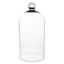 Redoma de Vidro Cupula de Vidro sem Base 30 cm com Pino Redoma de Vidro Cupula de Vidro sem Base 30 cm com Pino