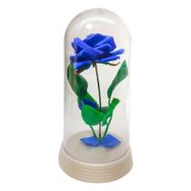Redoma Rosa Azul A Rosa Encantada A Bela e A Fera Base Pérola Amor Lindo Redoma Rosa Azul A Rosa Encantada A Bela e A Fera Base Pérola Amor Lindo