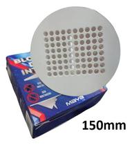 REDONDA 150mm BRANCO Grelha Bloqueadora de Odor e inseto