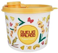 Redondinha Queijo Ralado 500ml (300g) com bico dosador linha Floral Tupperware