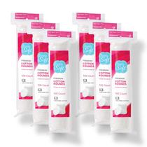 Redondos de algodão Medline Simply Soft Premium 100% algodão x600