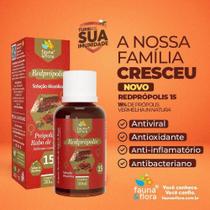 Redprópolis Solução Alcoolica 15% - 30ml - Fauna&Flora Redprópolis Solução Alcoolica 15% - 30ml - Fauna&Flora