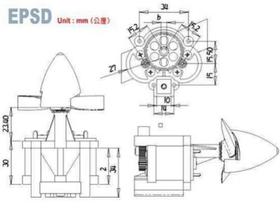Reducao epsd2-350 gws s/motor